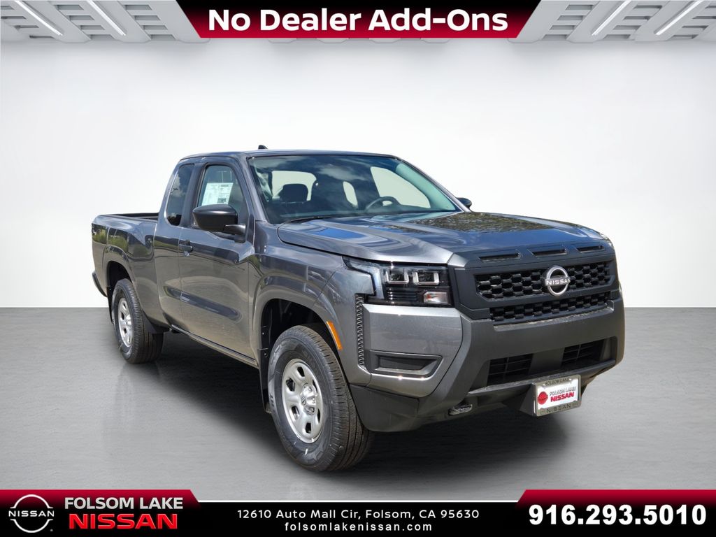 Gray (Gun Metallic) 2026 Nissan Frontier Pickup Truck Four-Wheel Drive 9-Speed Automatic