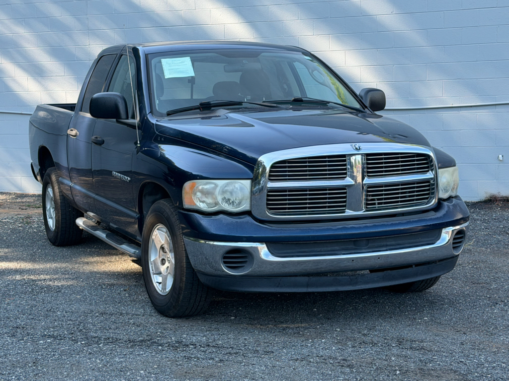 Patriot Blue Pearlcoat 2005 Dodge RAM 1500 Pickup Truck Rear-Wheel Drive 5-Speed Automatic