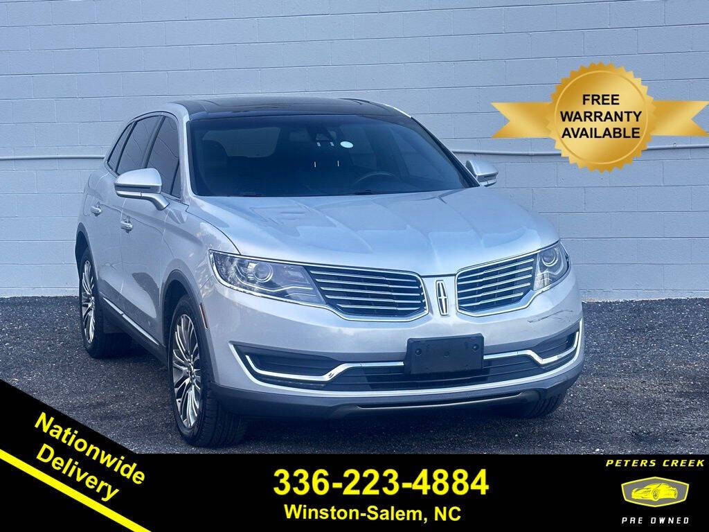 INGOT SILVER METALLIC 2017 Lincoln MKX Reserve AWD SUV / Crossover All-Wheel Drive 6-Speed Automatic