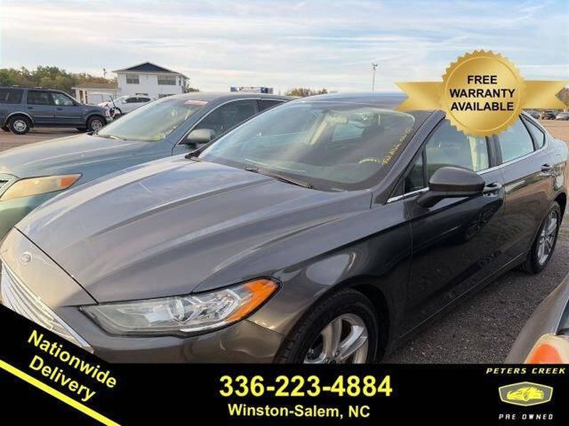 Gray (MAGNETIC) 2018 Ford Fusion SE Sedan Front-Wheel Drive 6-Speed Automatic