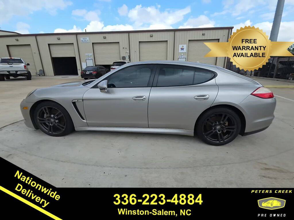 Gray (Platinum Silver Metallic) 2013 Porsche Panamera 4S Sedan All-Wheel Drive 7-Speed Automatic