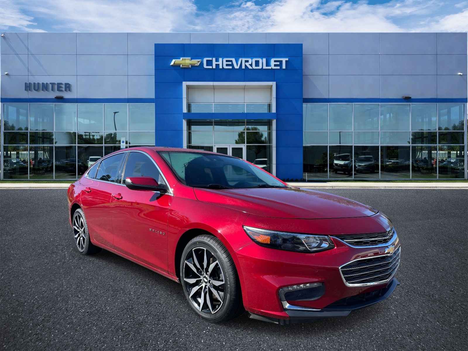 Cajun Red Tintcoat 2018 Chevrolet Malibu Sedan Front-Wheel Drive 6-Speed Automatic