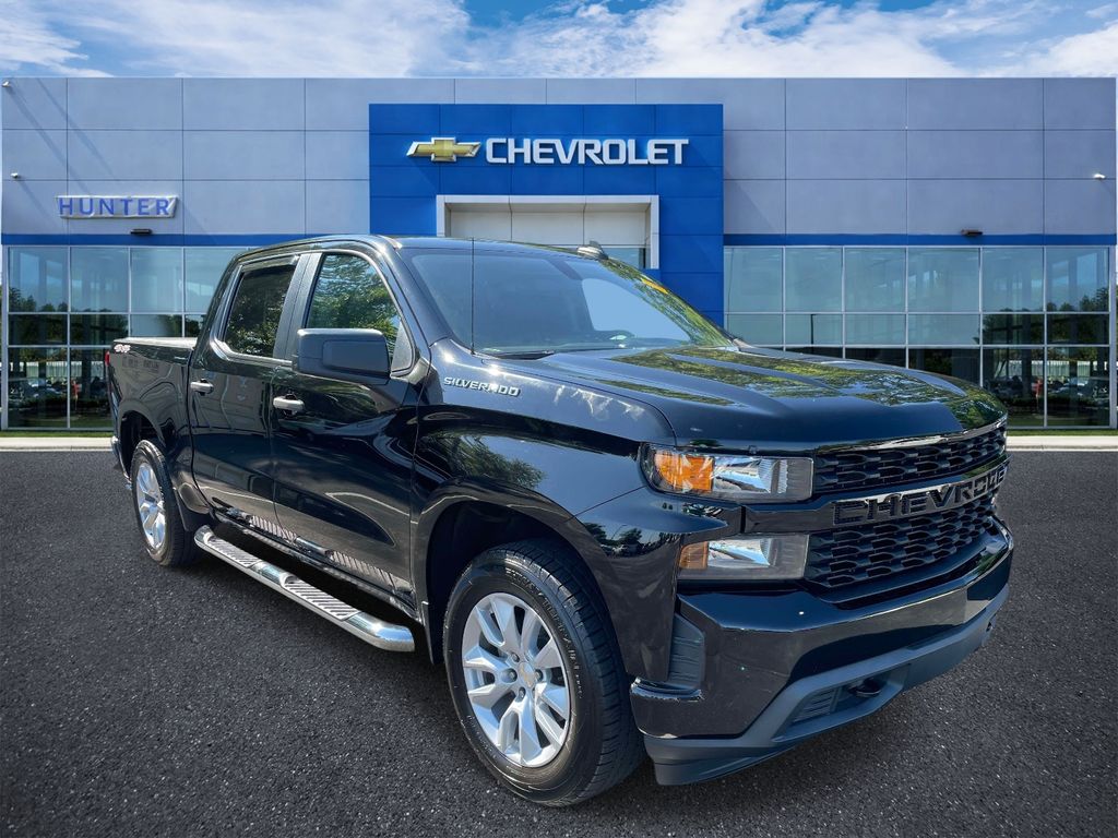 Black 2021 Chevrolet Silverado 1500 Pickup Truck Four-Wheel Drive 6-Speed Automatic