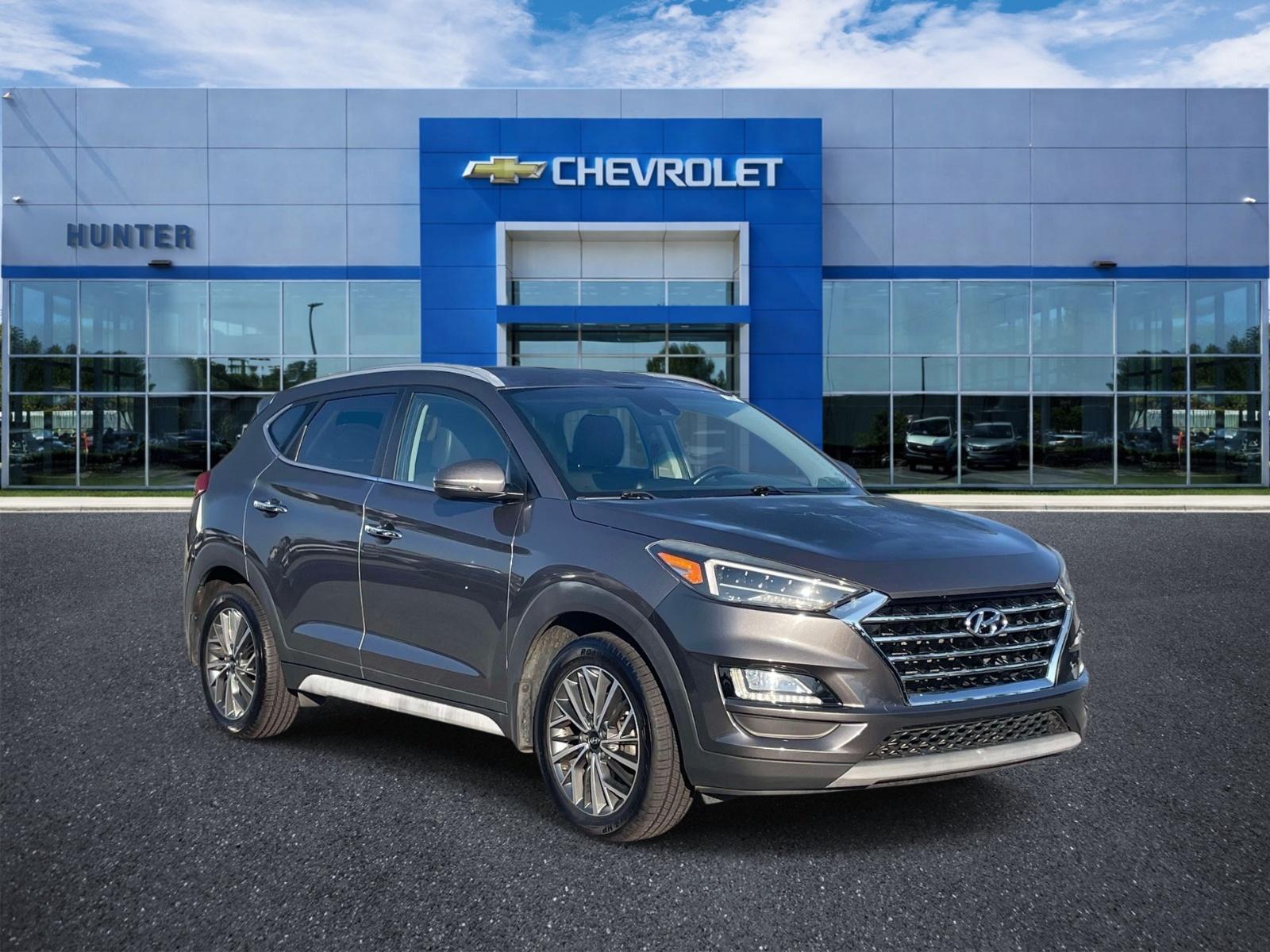 Gray (Magnetic Force) 2021 Hyundai Tucson SUV / Crossover Front-Wheel Drive 6-Speed Automatic