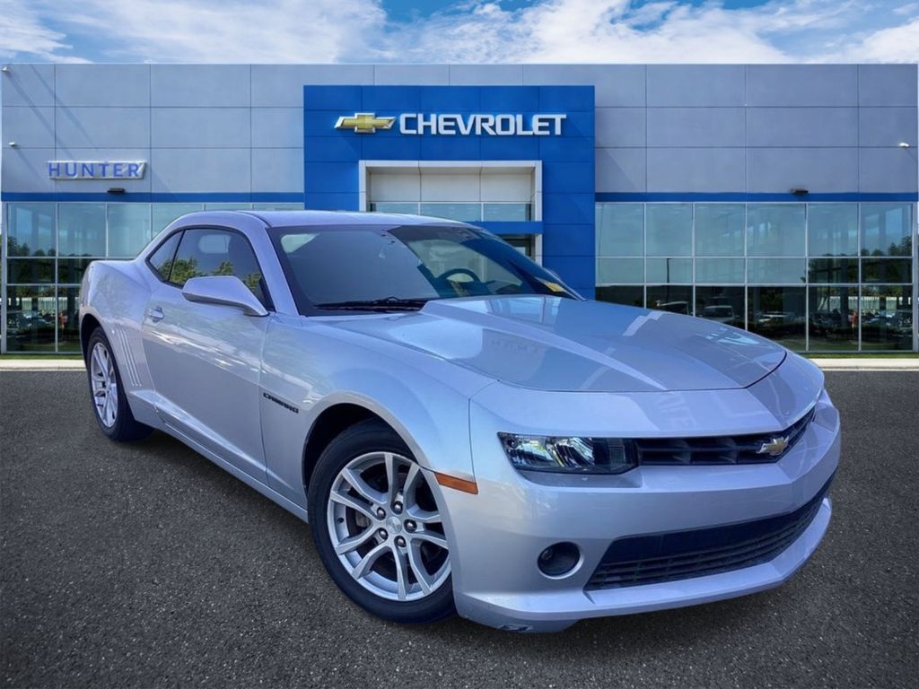 Silver Ice Metallic 2014 Chevrolet Camaro 1LT Coupe RWD Coupe Rear-Wheel Drive 6-Speed Automatic