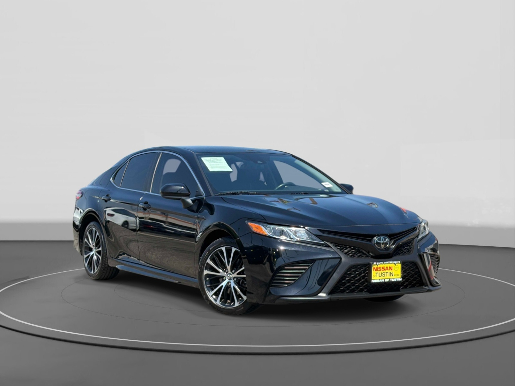 Midnight Black Metallic 2019 Toyota Camry SE FWD Sedan Front-Wheel Drive 8-Speed Automatic