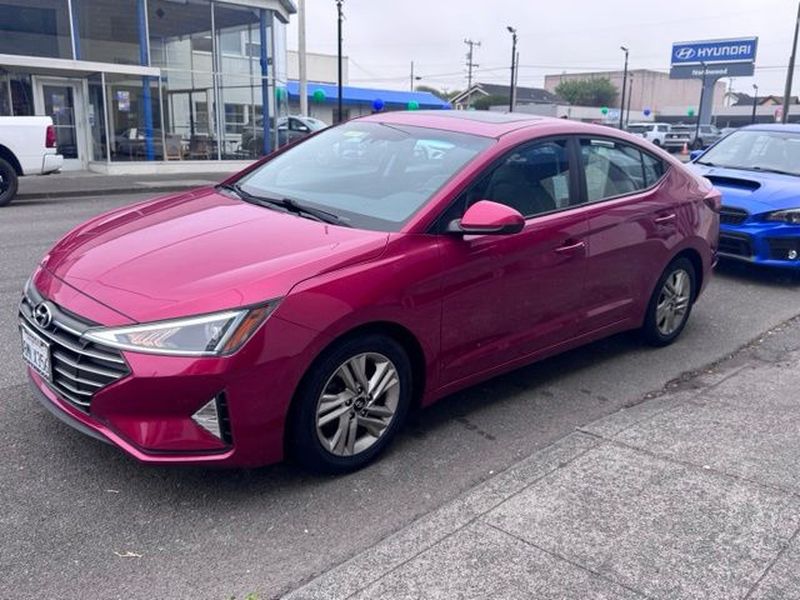 Scarlet Red Pearl 2020 Hyundai Elantra Value Edition FWD Sedan Front-Wheel Drive Continuously Variable Transmission