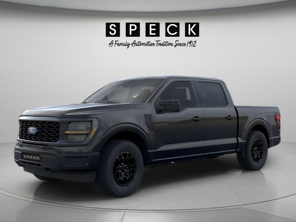 AGATE BLACK METALLIC 2026 Ford F-150 STX SuperCrew 4WD Pickup Truck Four-Wheel Drive Automatic