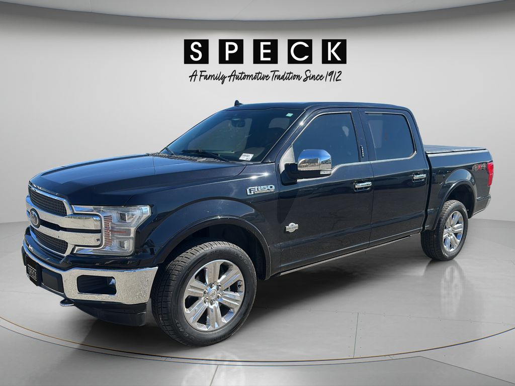 Agate Black Metallic 2020 Ford F-150 King Ranch SuperCrew 4WD Pickup Truck Four-Wheel Drive Automatic