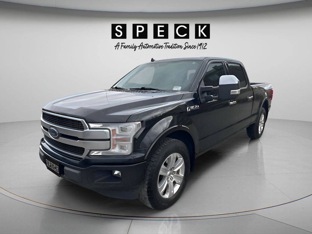 Shadow Black 2018 Ford F-150 Platinum SuperCrew LB 4WD Pickup Truck Four-Wheel Drive Automatic