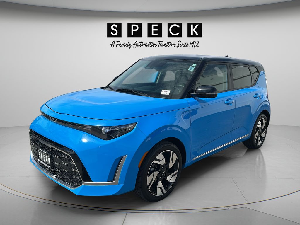 Surf Blue w/Black Roof 2024 Kia Soul GT-Line FWD SUV / Crossover Front-Wheel Drive Continuously Variable Transmission