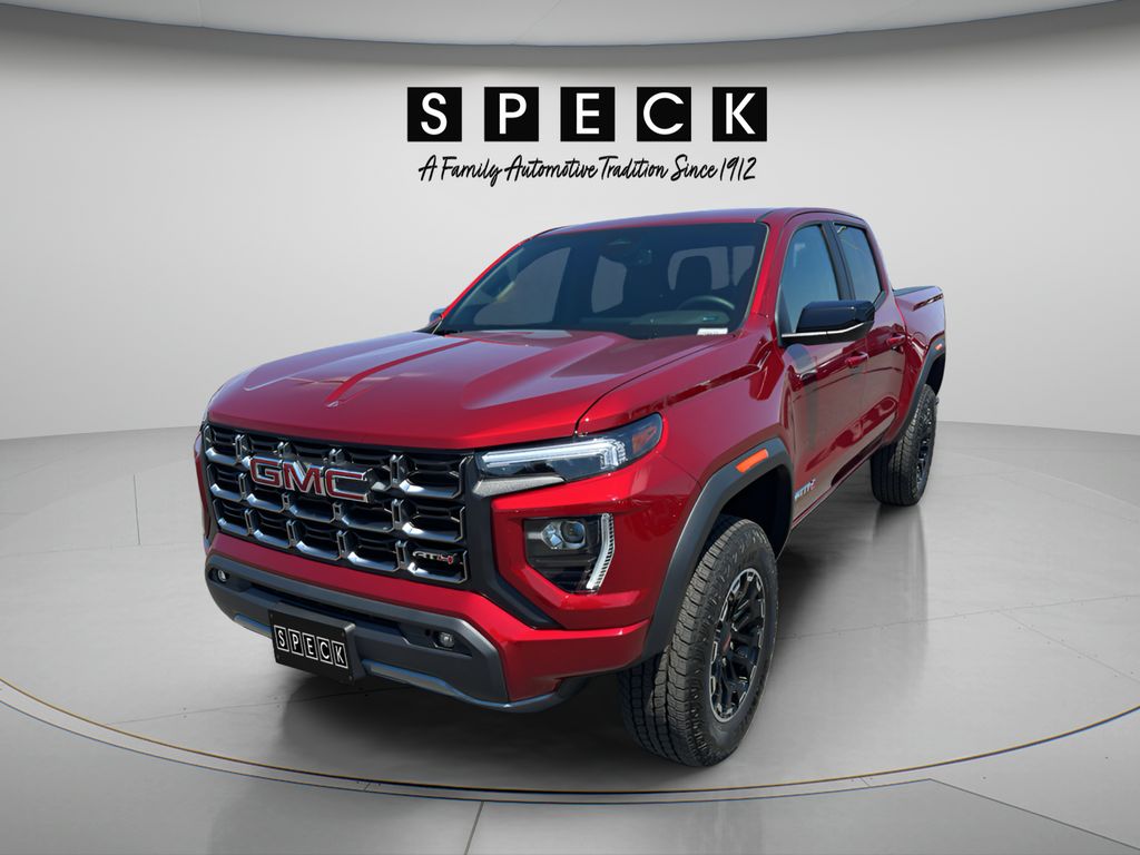 Volcanic Red Tintcoat 2026 GMC Canyon Pickup Truck Four-Wheel Drive 8-Speed Automatic