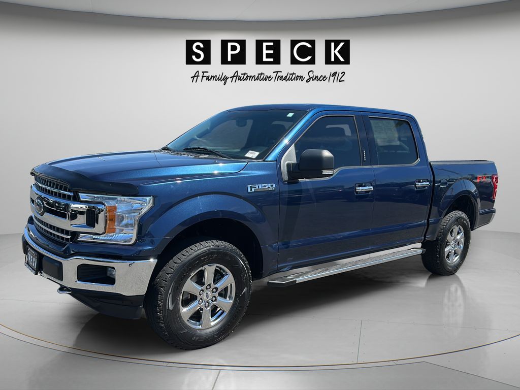 Blue Jeans Metallic 2018 Ford F-150 Pickup Truck Four-Wheel Drive Automatic