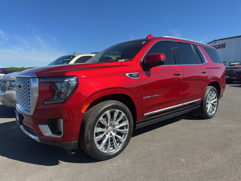 Volcanic Red Tintcoat 2023 GMC Yukon SUV / Crossover Four-Wheel Drive Automatic