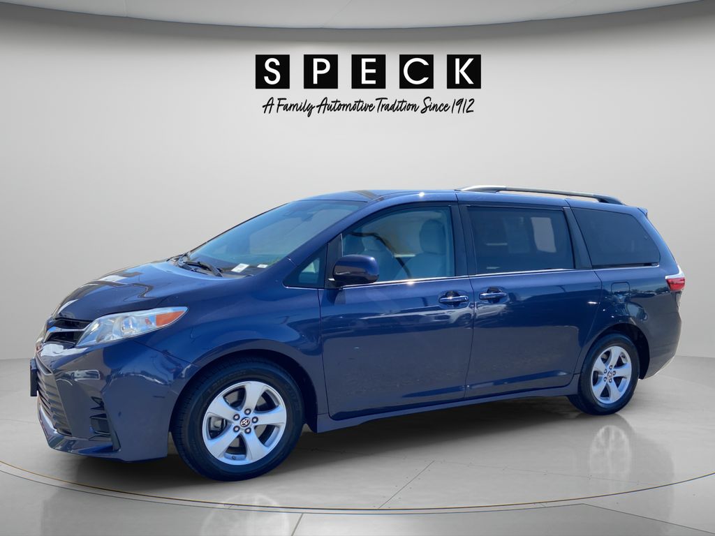 Parisian Night Pearl 2020 Toyota Sienna LE 7-Passenger FWD with Auto-Access Seat Minivan Front-Wheel Drive 8-Speed Automatic