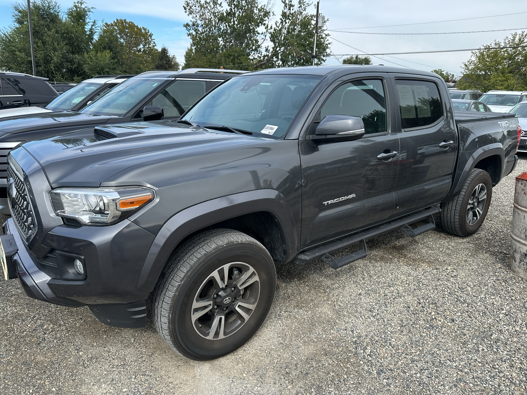 Magnetic Gray Metallic 2019 Toyota Tacoma Pickup Truck Four-Wheel Drive 6-Speed Automatic