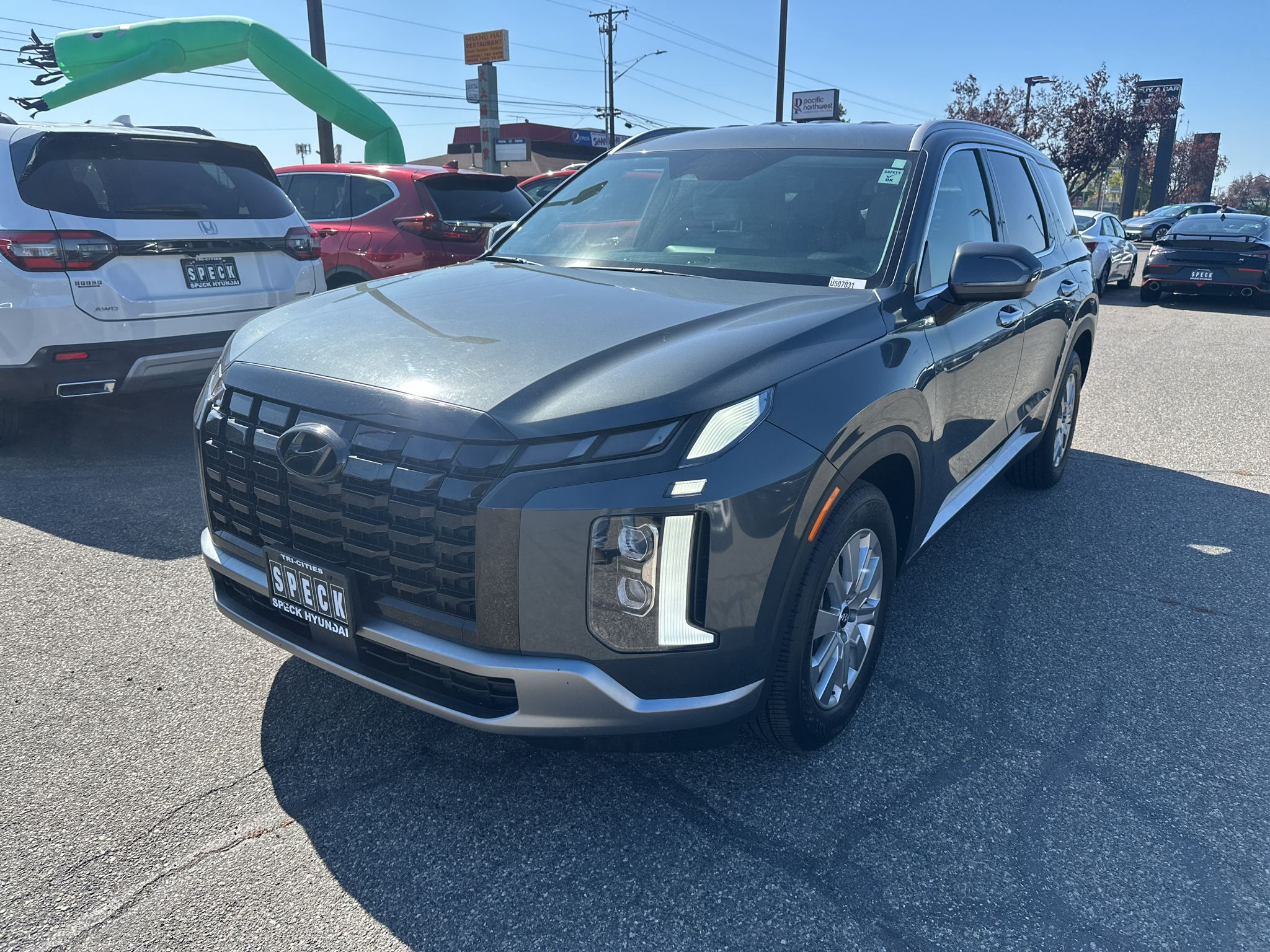 Gray (Steel Graphite) 2023 Hyundai Palisade SUV / Crossover All-Wheel Drive 8-Speed Automatic