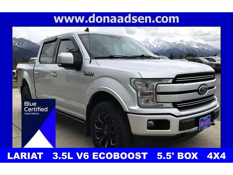 Ingot Silver Metallic 2019 Ford F-150 Pickup Truck Four-Wheel Drive Automatic