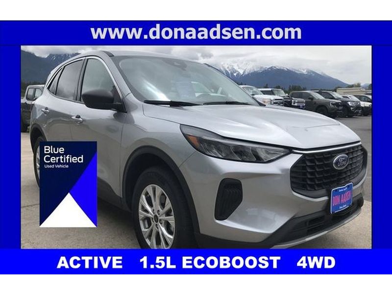 Iconic Silver Metallic 2024 Ford Escape SUV / Crossover All-Wheel Drive 8-Speed Automatic