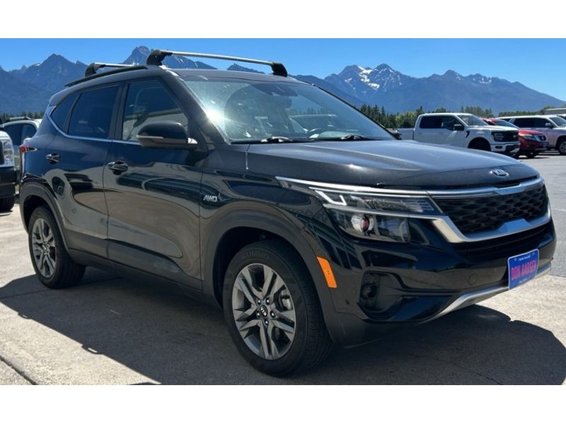 Cherry Black 2021 Kia Seltos SUV / Crossover All-Wheel Drive Continuously Variable Transmission