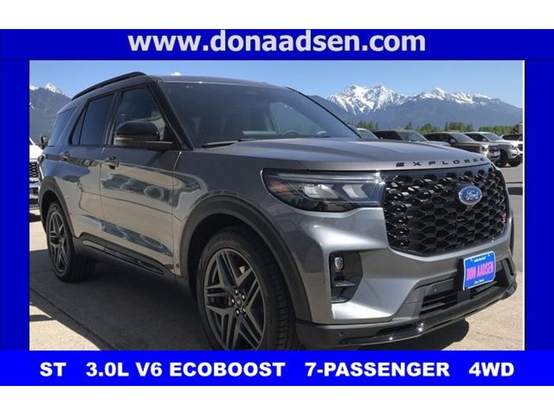 Carbonized Gray Metallic 2026 Ford Explorer SUV / Crossover All-Wheel Drive Automatic