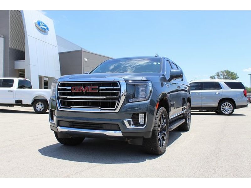 Gray (Dark Sky Metallic) 2021 GMC Yukon SUV / Crossover Four-Wheel Drive Automatic