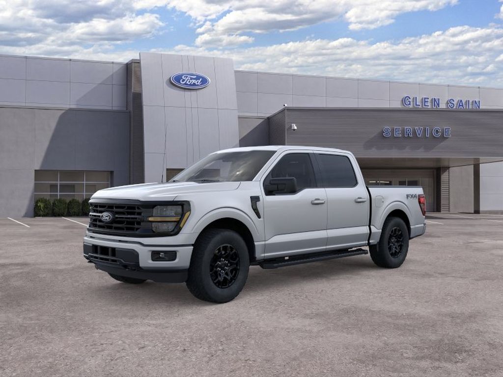 Iconic Silver Metallic 2026 Ford F-150 Pickup Truck Four-Wheel Drive Automatic