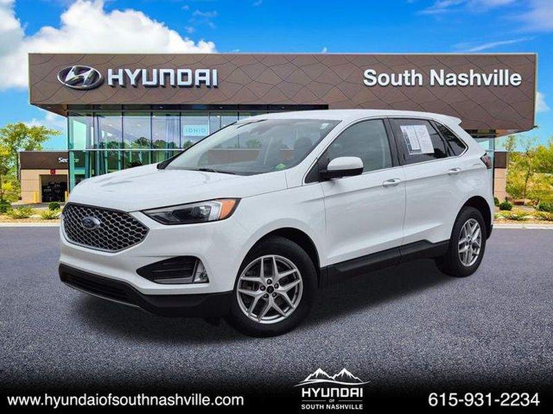 Oxford White 2023 Ford Edge SUV / Crossover All-Wheel Drive 8-Speed Automatic