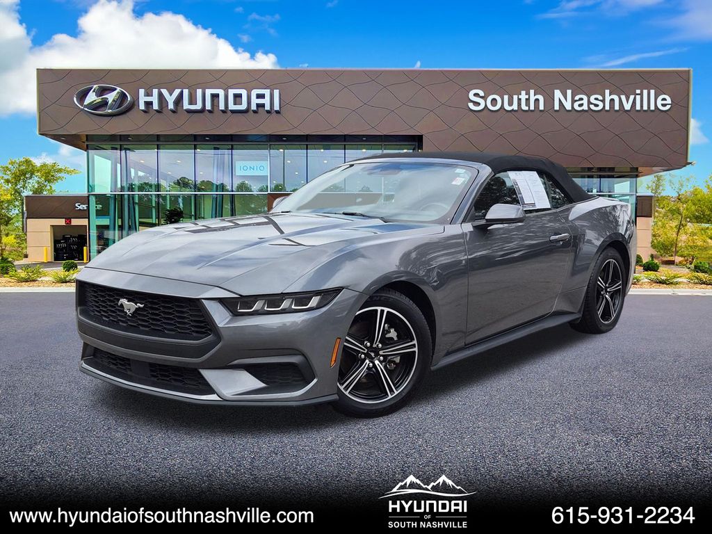 Carbonized Gray Metallic 2025 Ford Mustang Convertible Rear-Wheel Drive Automatic