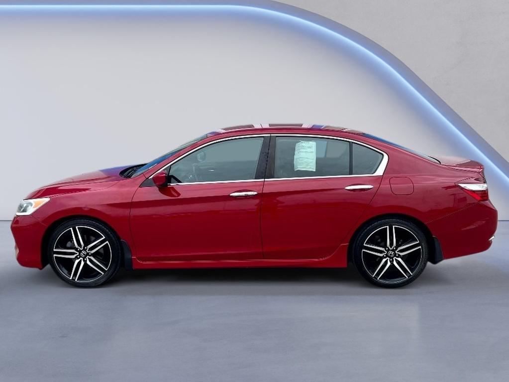 San Marino Red 2017 Honda Accord Sedan Front-Wheel Drive Continuously Variable Transmission