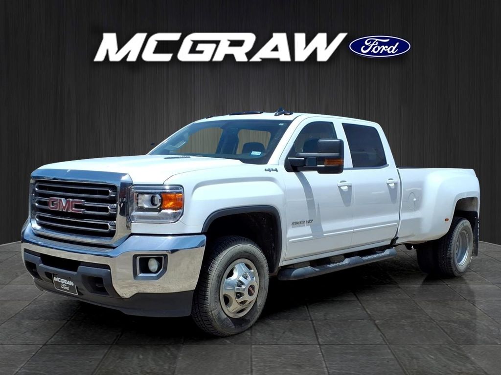 Summit White 2016 GMC Sierra 3500HD Pickup Truck Four-Wheel Drive 6-Speed Automatic