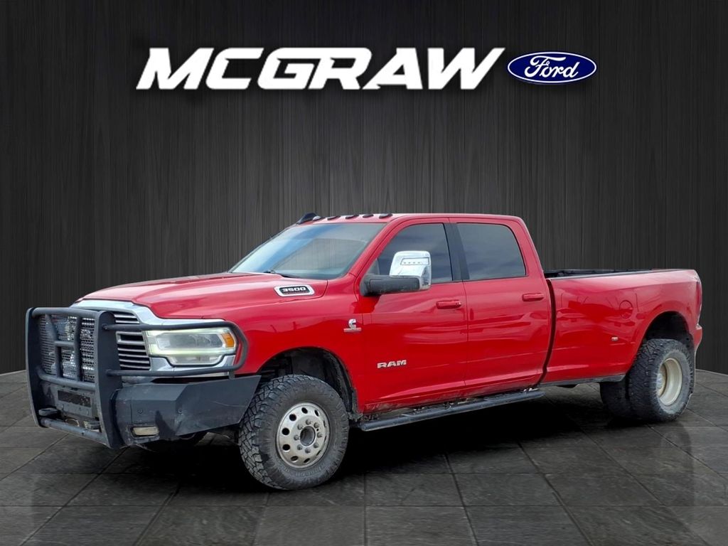 Flame Red Clearcoat 2024 RAM 3500 Pickup Truck Four-Wheel Drive 6-Speed Automatic