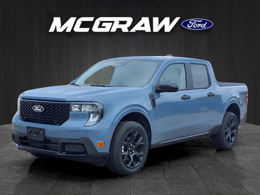 Blue (Azure Gray Metallic) 2025 Ford Maverick Pickup Truck All-Wheel Drive 8-Speed Automatic