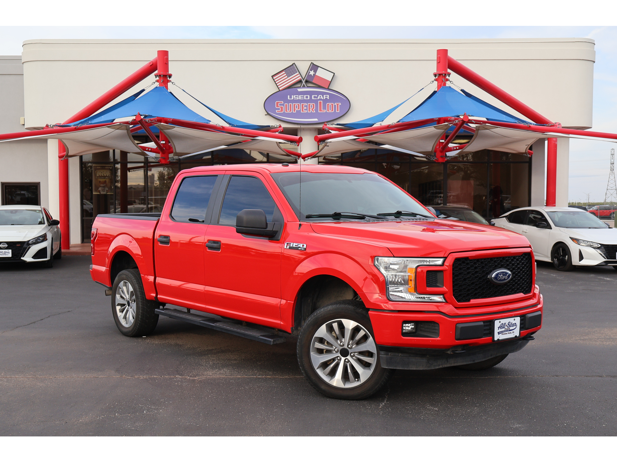 Race Red 2018 Ford F-150 Pickup Truck Four-Wheel Drive Automatic