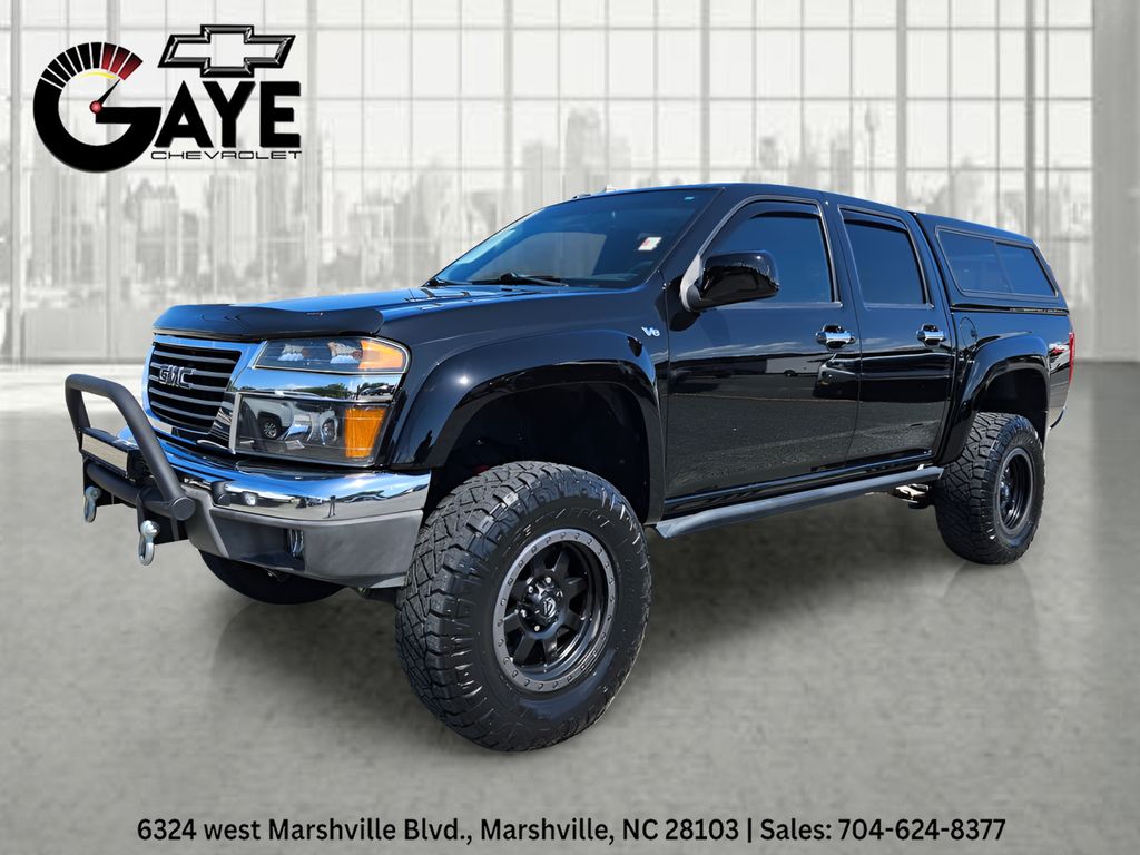 Onyx Black 2012 GMC Canyon Pickup Truck Four-Wheel Drive 4-Speed Automatic