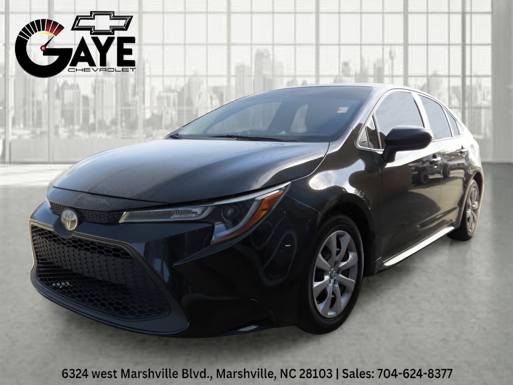 Black Sand Pearl 2020 Toyota Corolla Sedan Front-Wheel Drive Continuously Variable Transmission