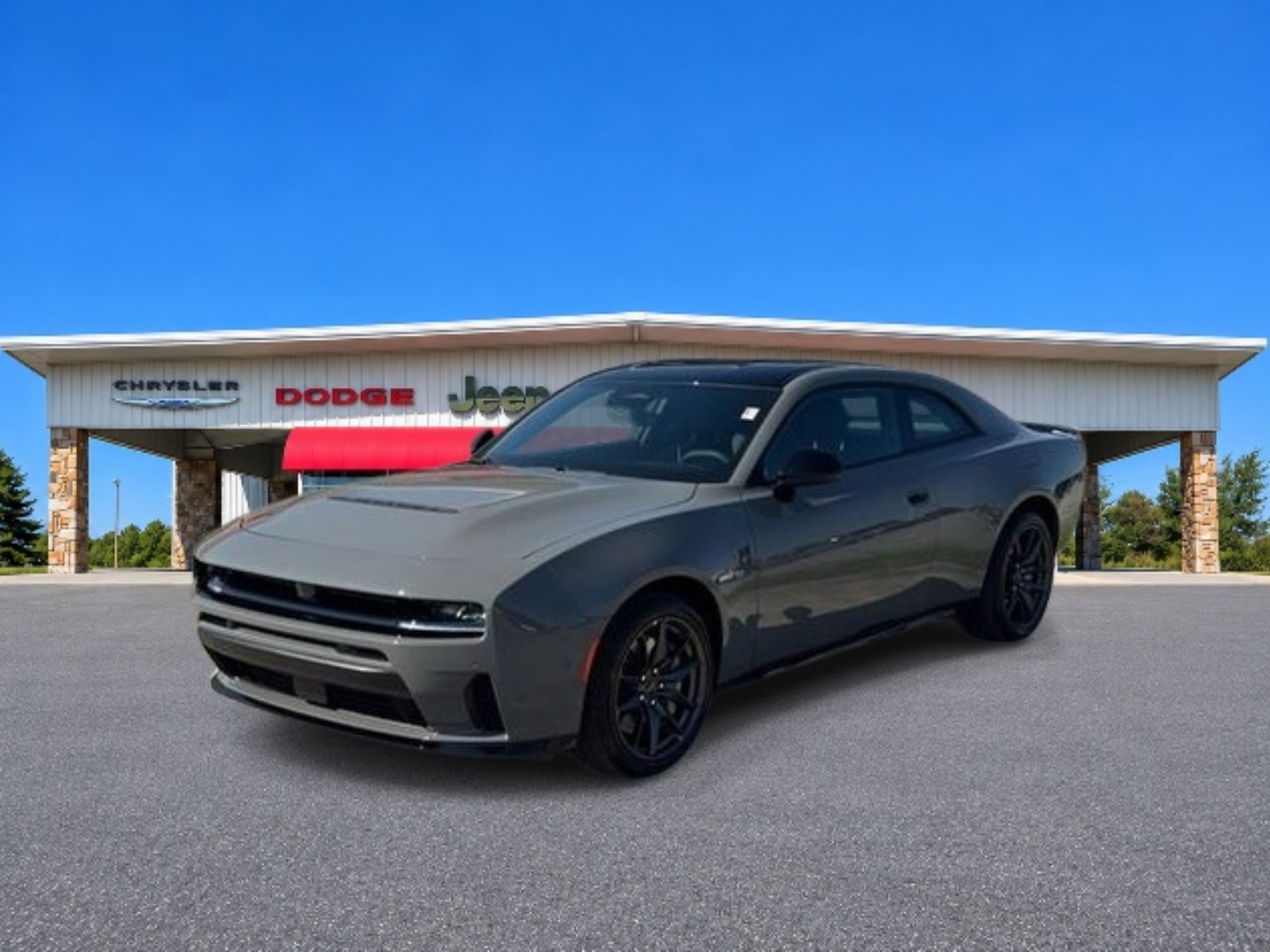 Gray 2026 Dodge Charger Daytona Coupe All-Wheel Drive 8-Speed Automatic