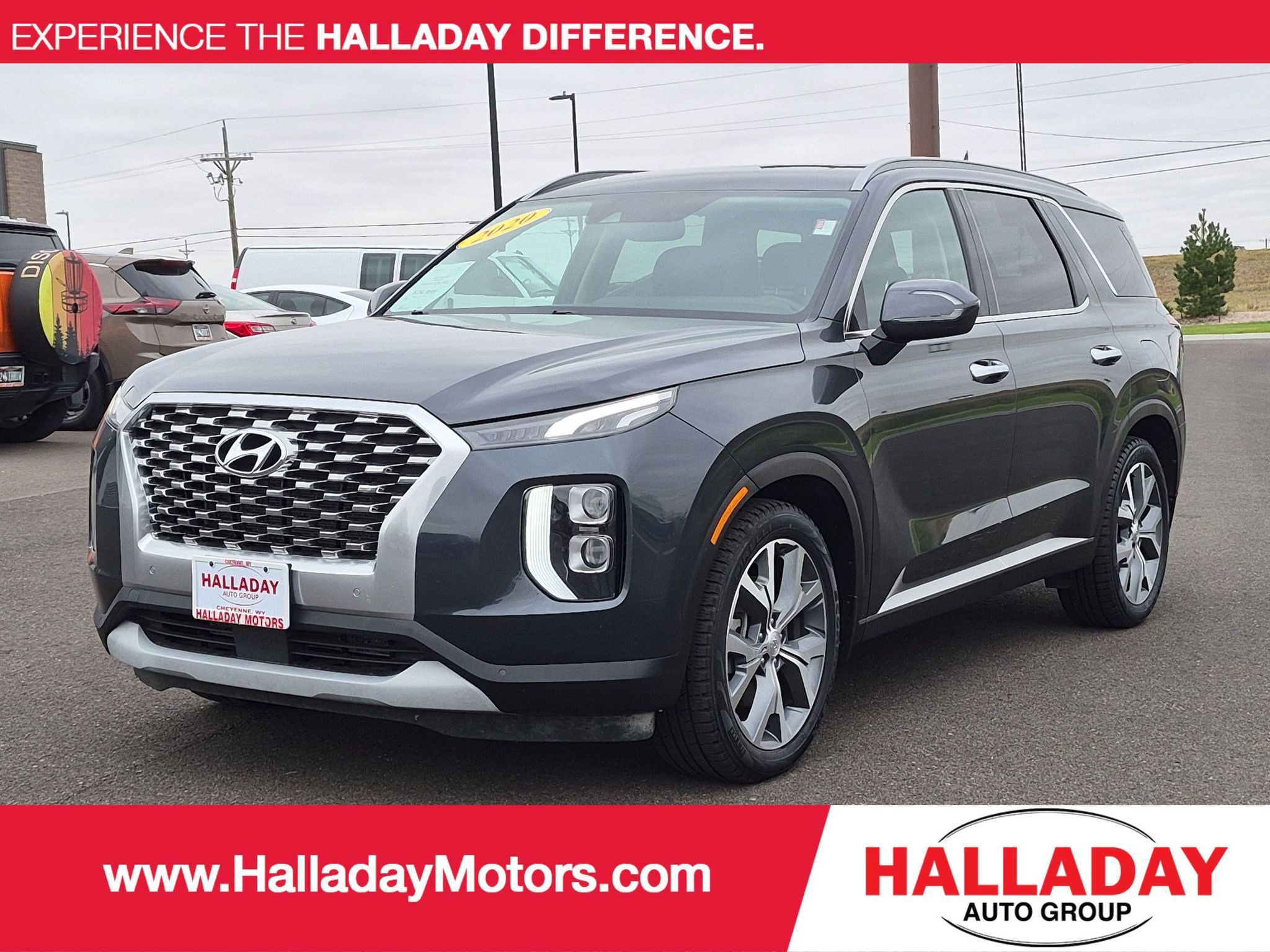 Gray (Steel Graphite) 2020 Hyundai Palisade SUV / Crossover All-Wheel Drive 8-Speed Automatic