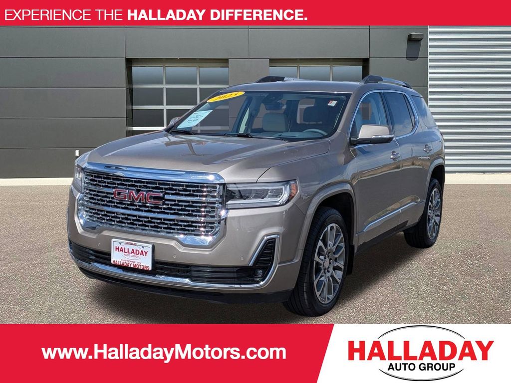 Light Stone Metallic 2023 GMC Acadia Denali AWD SUV / Crossover Four-Wheel Drive 9-Speed Automatic