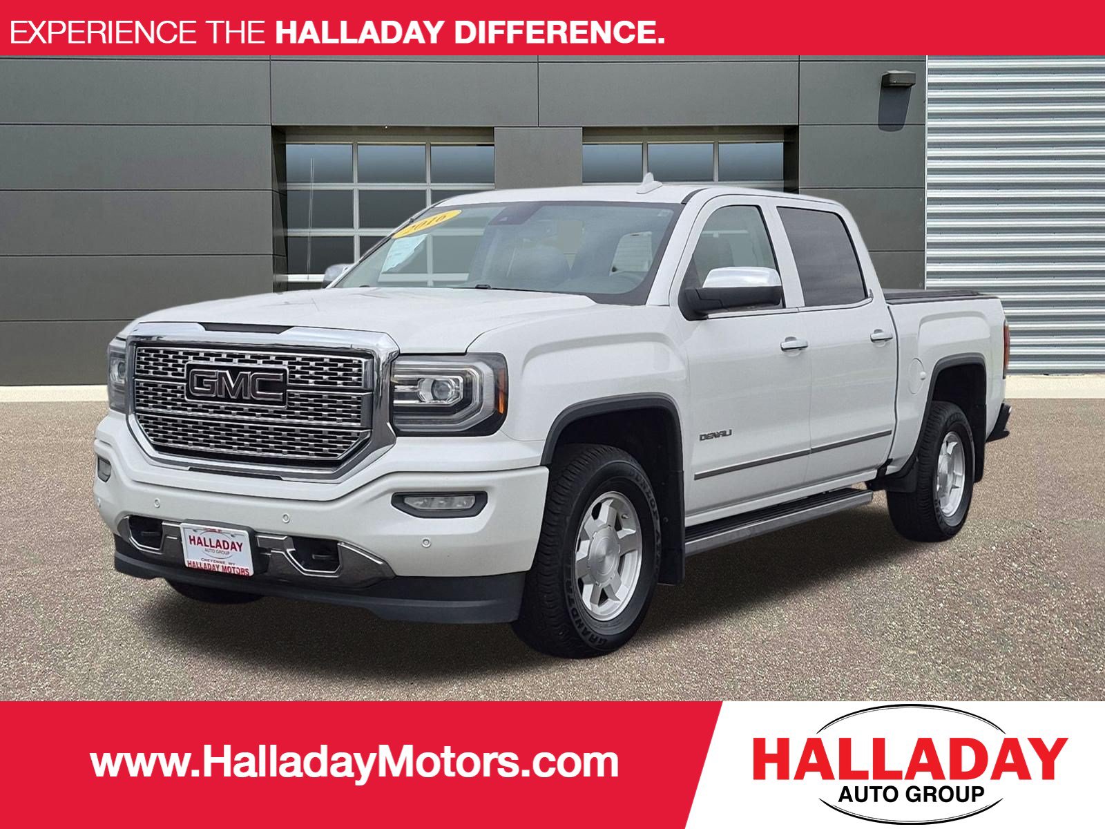 White Frost Tricoat 2016 GMC Sierra 1500 Pickup Truck Four-Wheel Drive 8-Speed Automatic