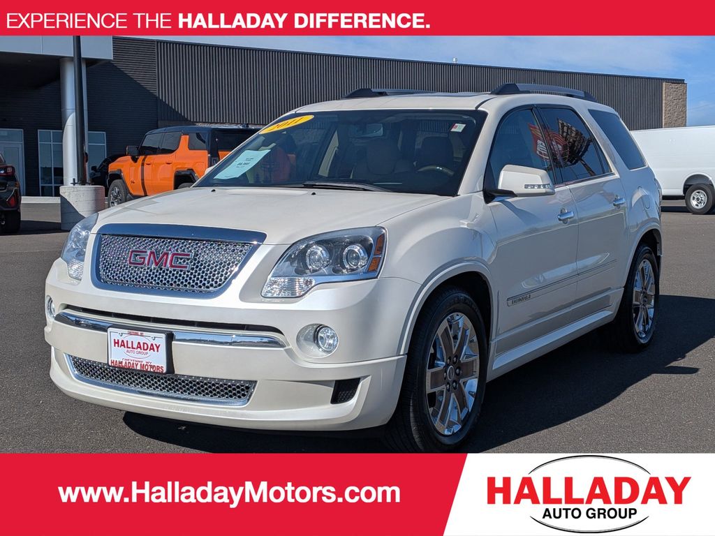 White Diamond Tricoat 2011 GMC Acadia Denali AWD SUV / Crossover All-Wheel Drive 6-Speed Automatic