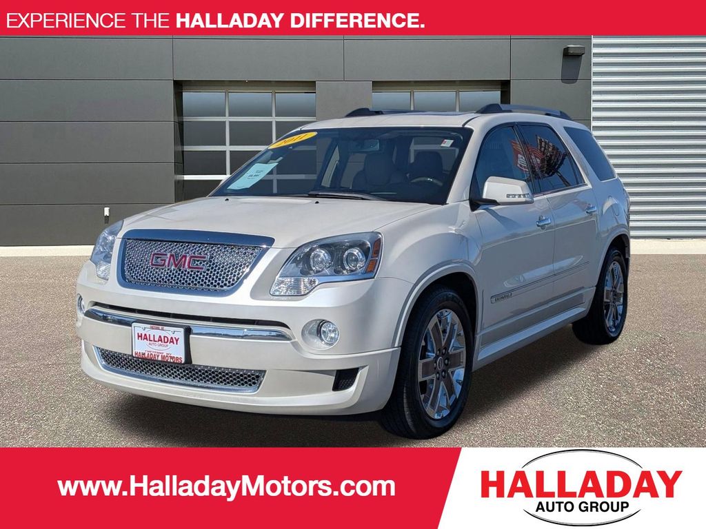 White Diamond Tricoat 2011 GMC Acadia Denali AWD SUV / Crossover All-Wheel Drive 6-Speed Automatic