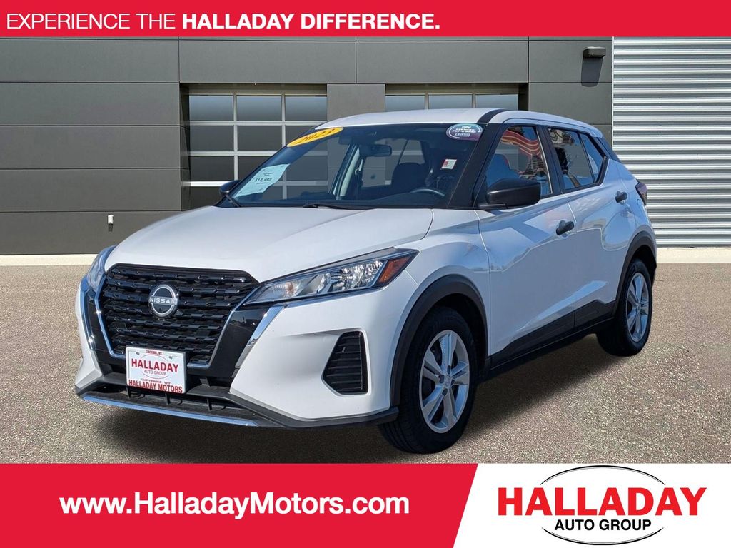 White (Fresh Powder) 2023 Nissan Kicks SUV / Crossover Front-Wheel Drive Continuously Variable Transmission