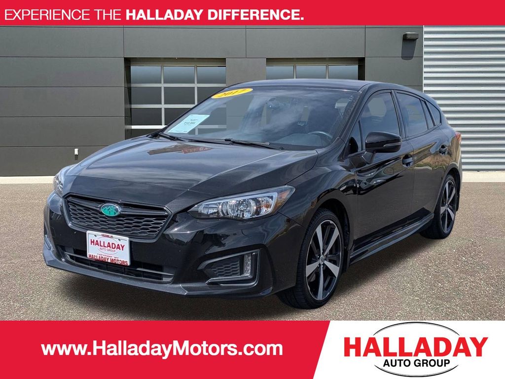 Crystal Black Silica 2017 Subaru Impreza 2.0i Sport Wagon Hatchback All-Wheel Drive 7-Speed CVT