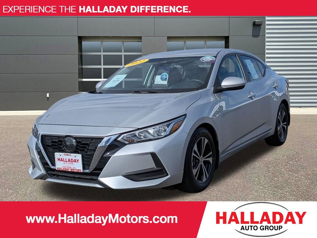 Brilliant Silver Metallic 2022 Nissan Sentra SV FWD Sedan Front-Wheel Drive Continuously Variable Transmission