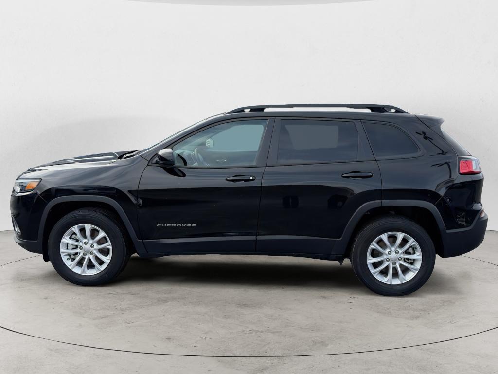 Diamond Black Crystal Pearlcoat 2022 Jeep Cherokee Latitude Lux 4WD SUV / Crossover Four-Wheel Drive 9-Speed Automatic