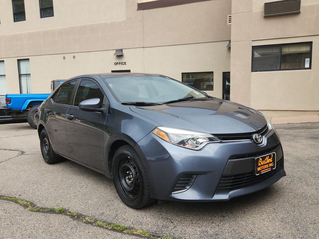 Slate Metallic 2016 Toyota Corolla Sedan Front-Wheel Drive Continuously Variable Transmission