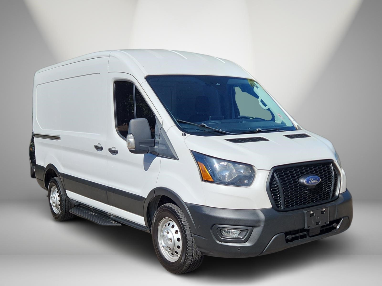 Oxford White 2021 Ford Transit Cargo Van All-Wheel Drive Automatic