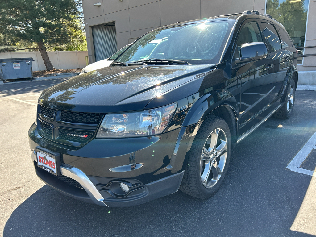 Pitch Black Clearcoat 2017 Dodge Journey Crossroad Plus AWD SUV / Crossover All-Wheel Drive 6-Speed Automatic