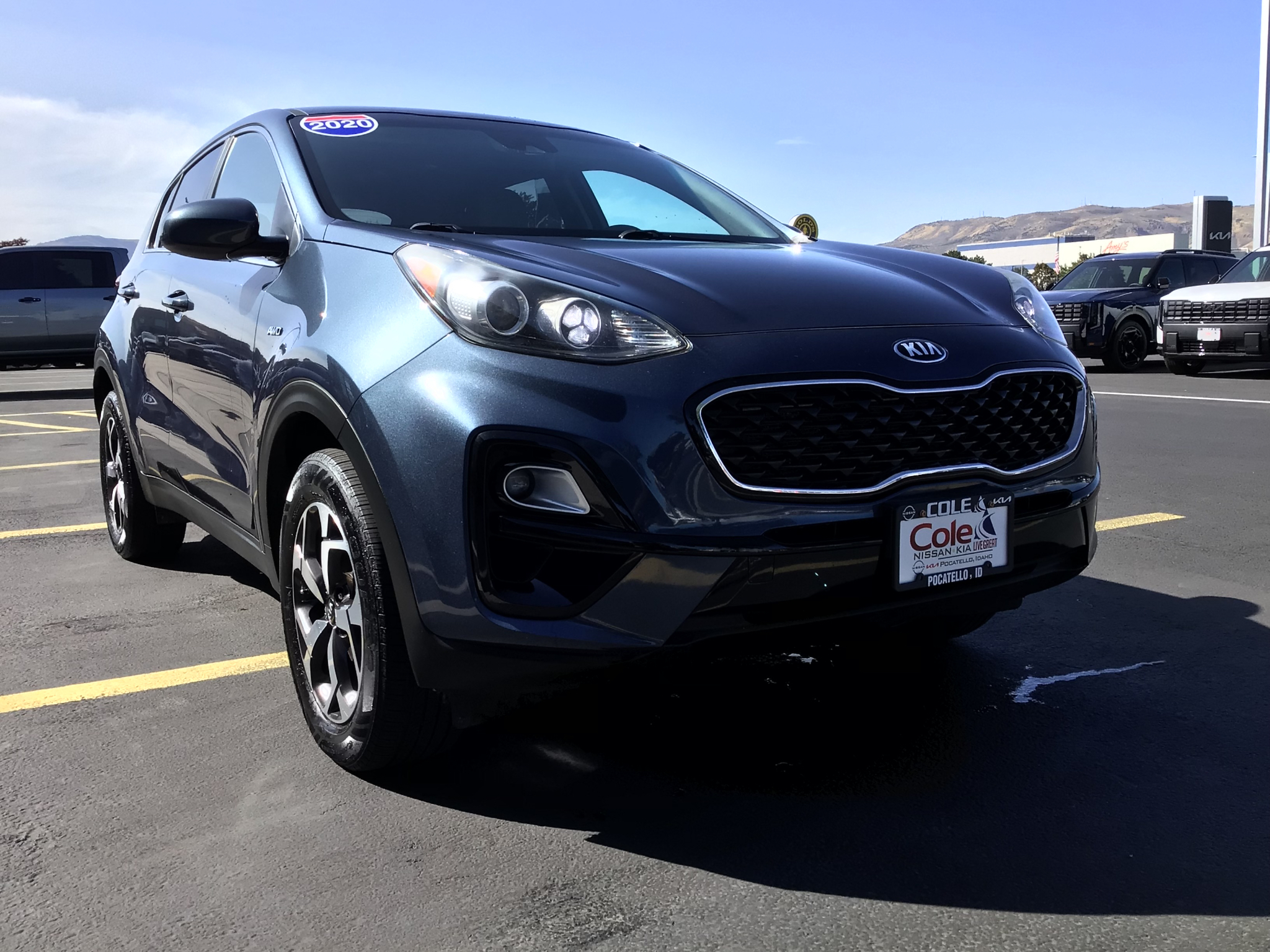 Pacific Blue 2020 Kia Sportage SUV / Crossover All-Wheel Drive 6-Speed Automatic
